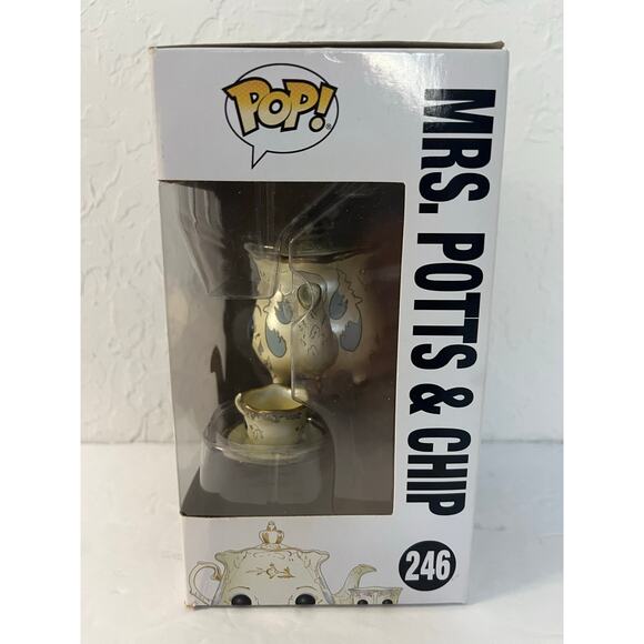 Funko Pop! Disney Beauty And The Beast - Mrs. Potts & Chip #246 New - Picture 3 of 11